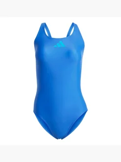 Damen adidas 3 Bar Logo Badeanzug