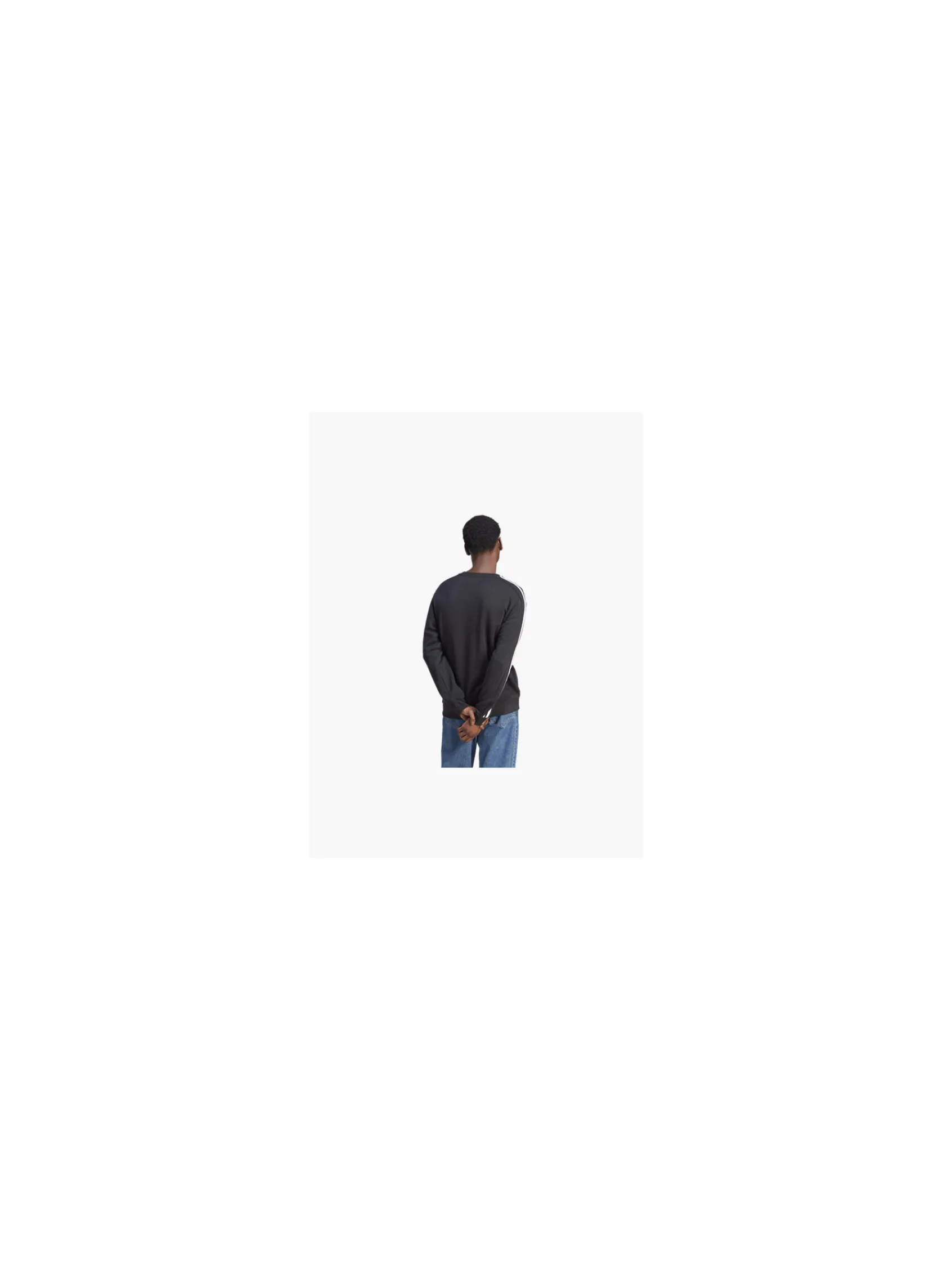 Herren adidas 3 Streifen Fleece Essentials Sweatshirt