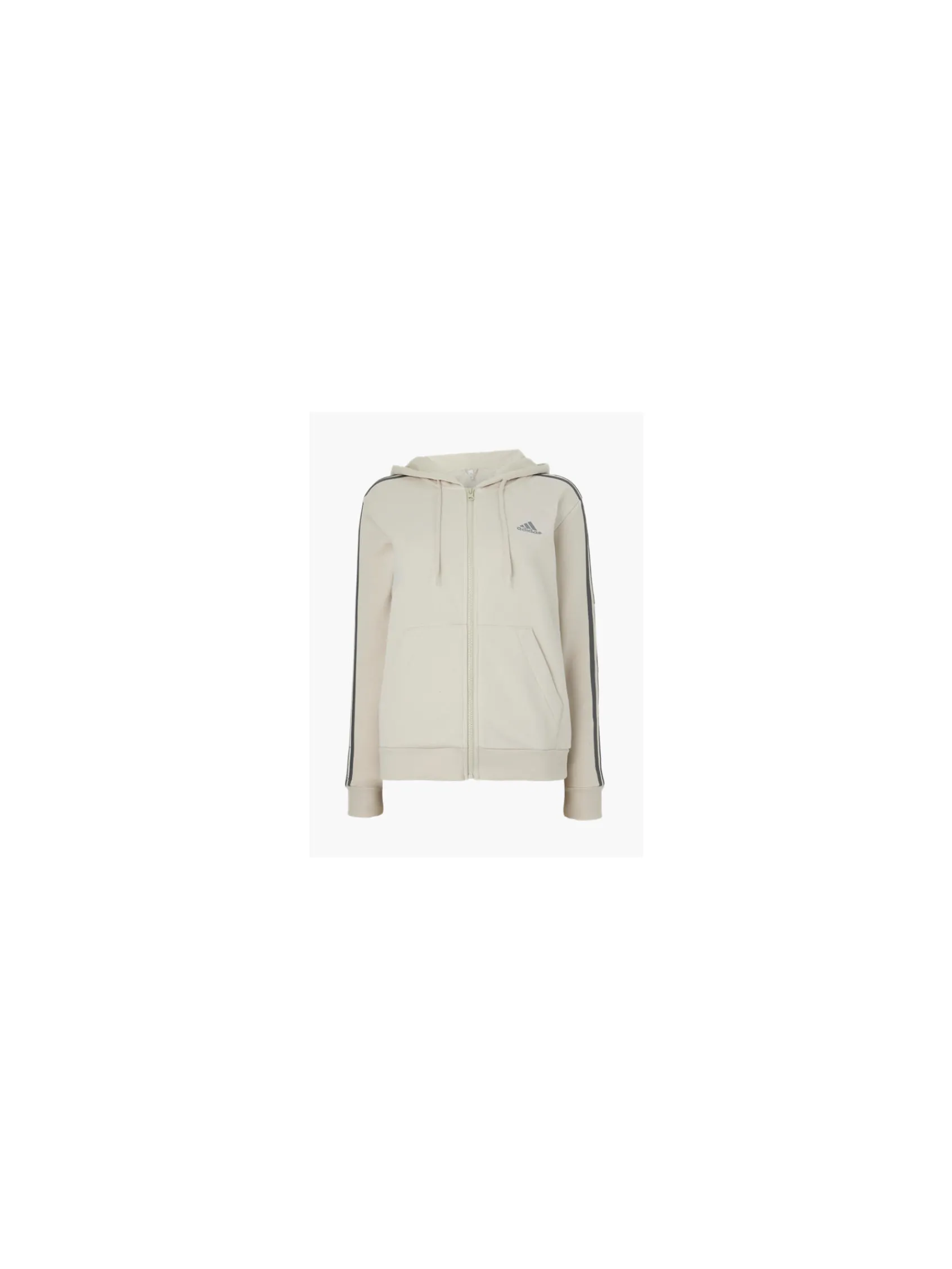 Damen adidas 3 Streifen Fleece Essentials Jacke