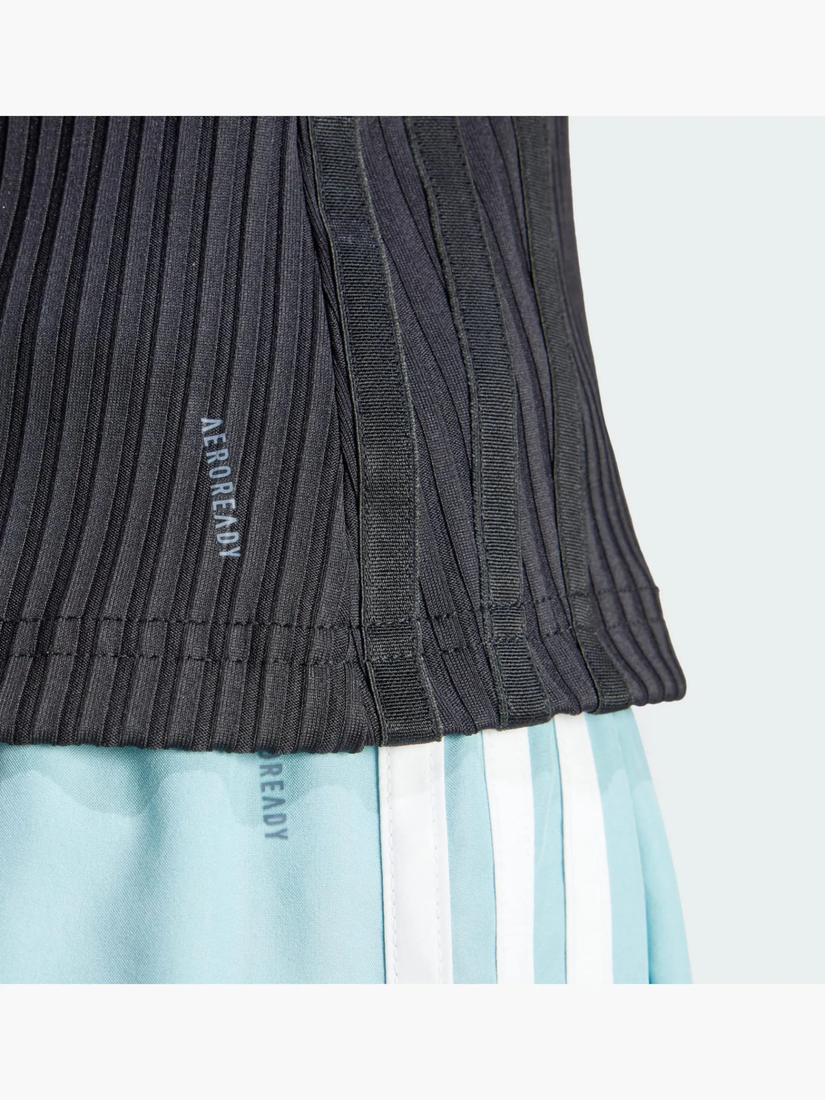 Damen adidas All Gym Seasonal Rib Tight Fit Tonal 3-Streifen Tanktop