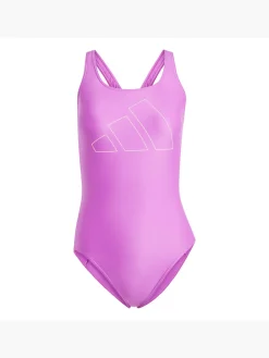 Damen adidas Big Bars Badeanzug