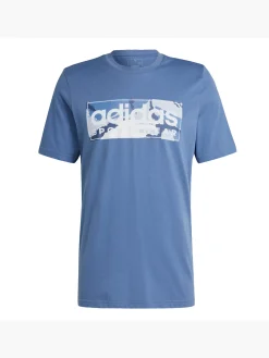 Herren adidas Camo Linear Graphic T-Shirt
