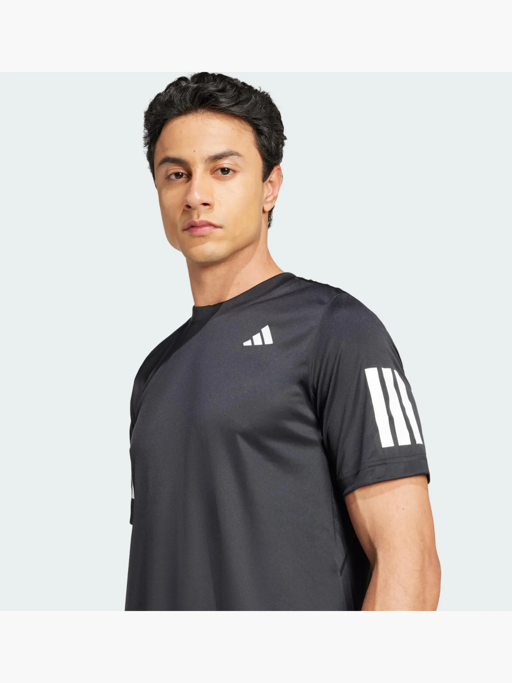 Herren adidas Club Tennis Climacool 3-Streifen T-Shirt