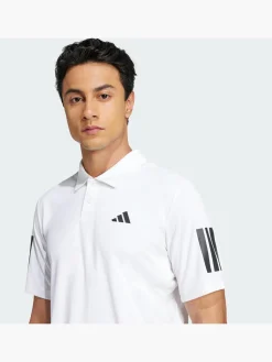 Herren adidas Club Tennis 3-Streifen Poloshirt