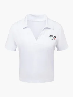 Damen FILA Crop Poloshirt