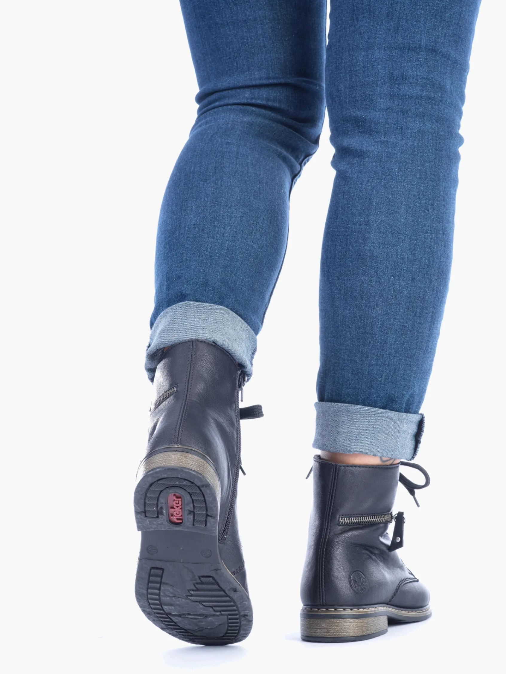 Damen Rieker Damen Biker Boots