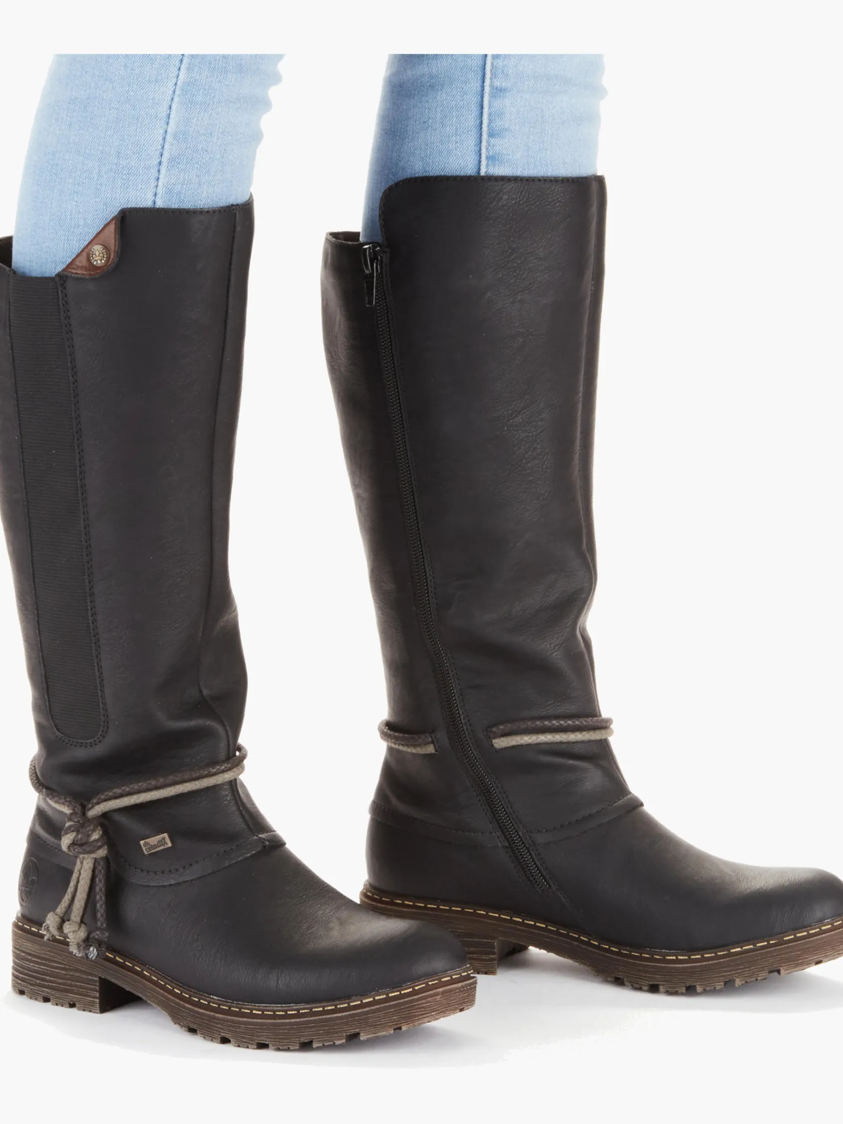 Damen Rieker Damen Hochschaftstiefel
