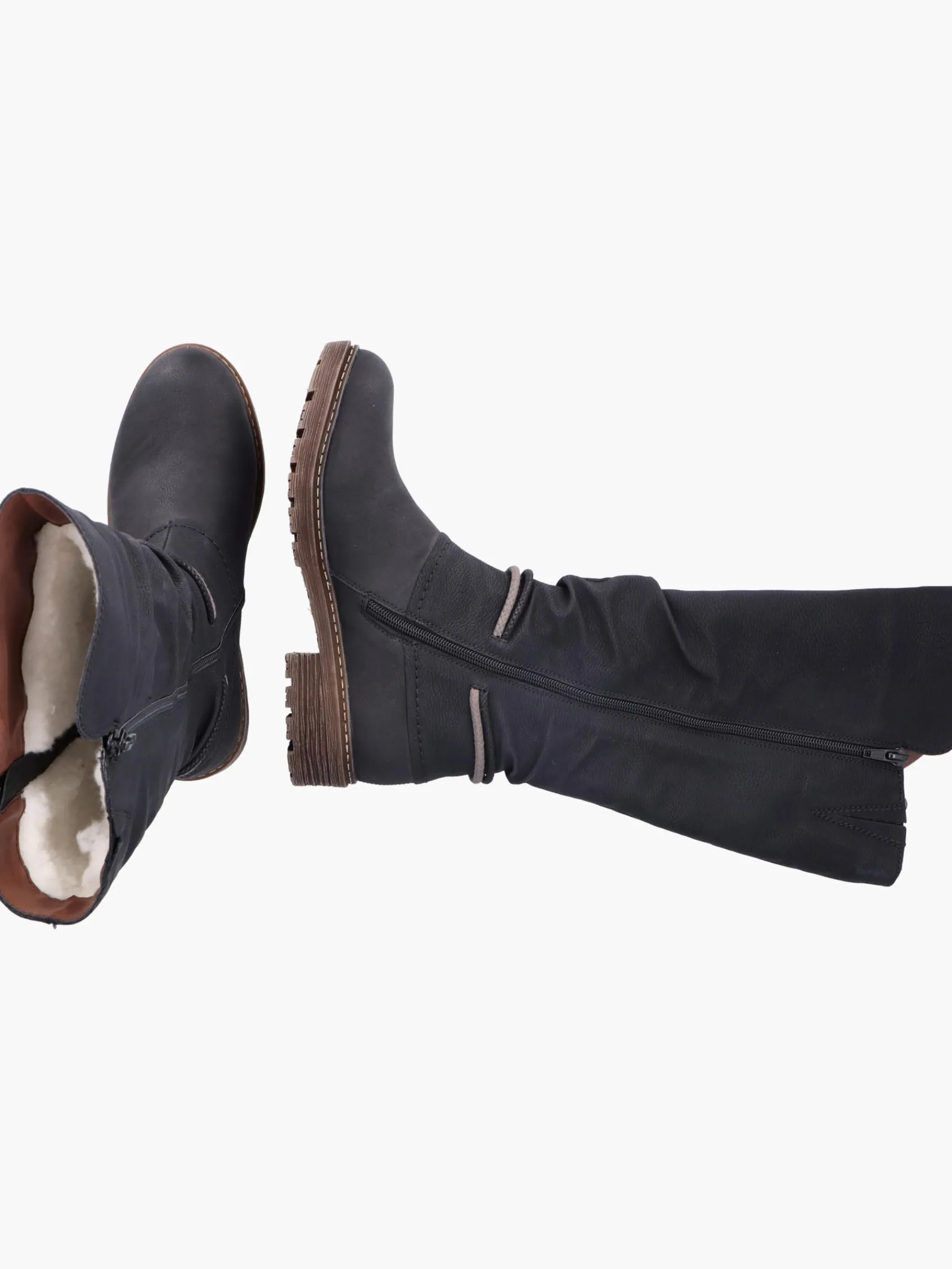 Damen Rieker Damen Hochschaftstiefel