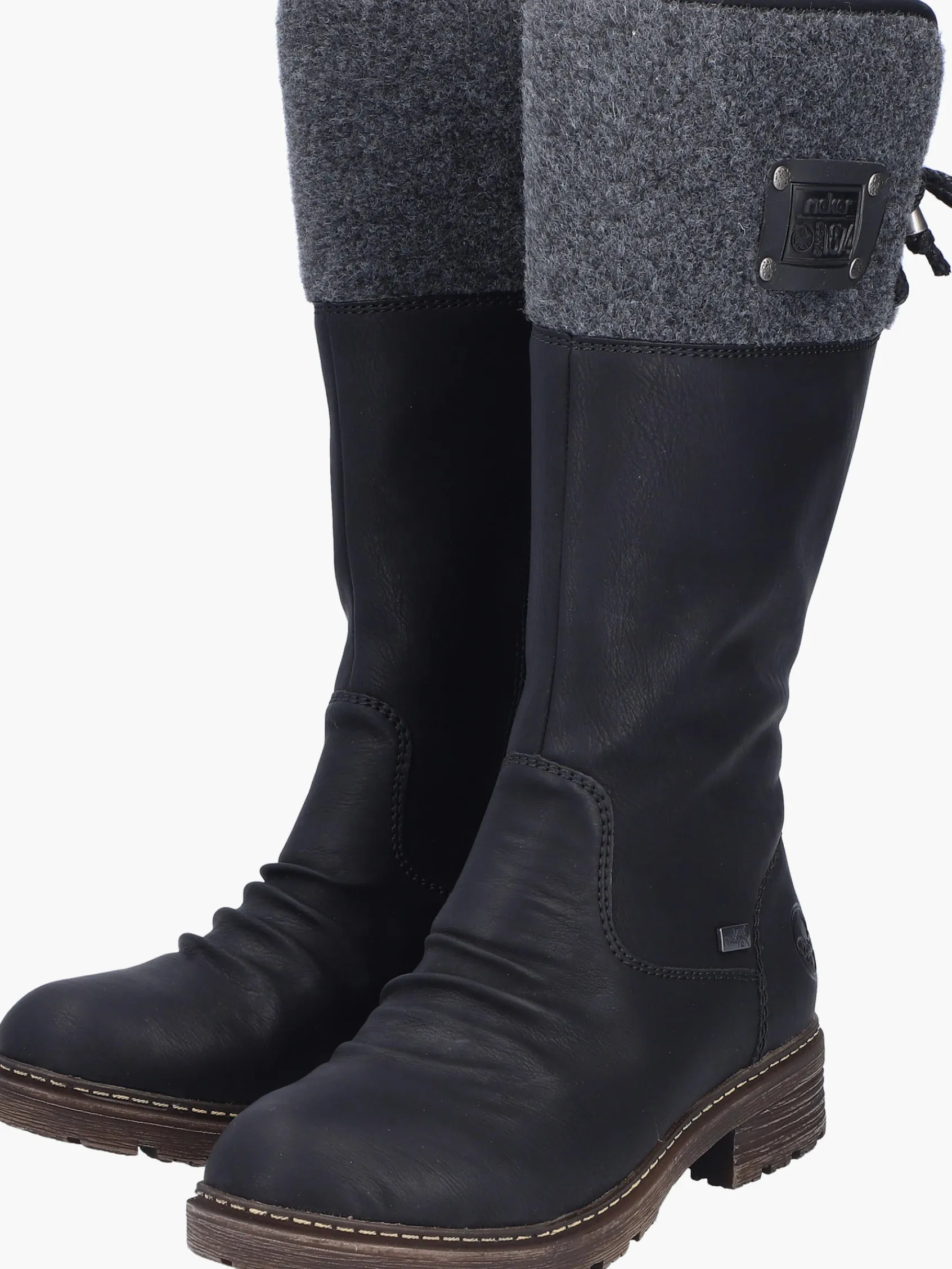Damen Rieker Damen Hochschaftstiefel