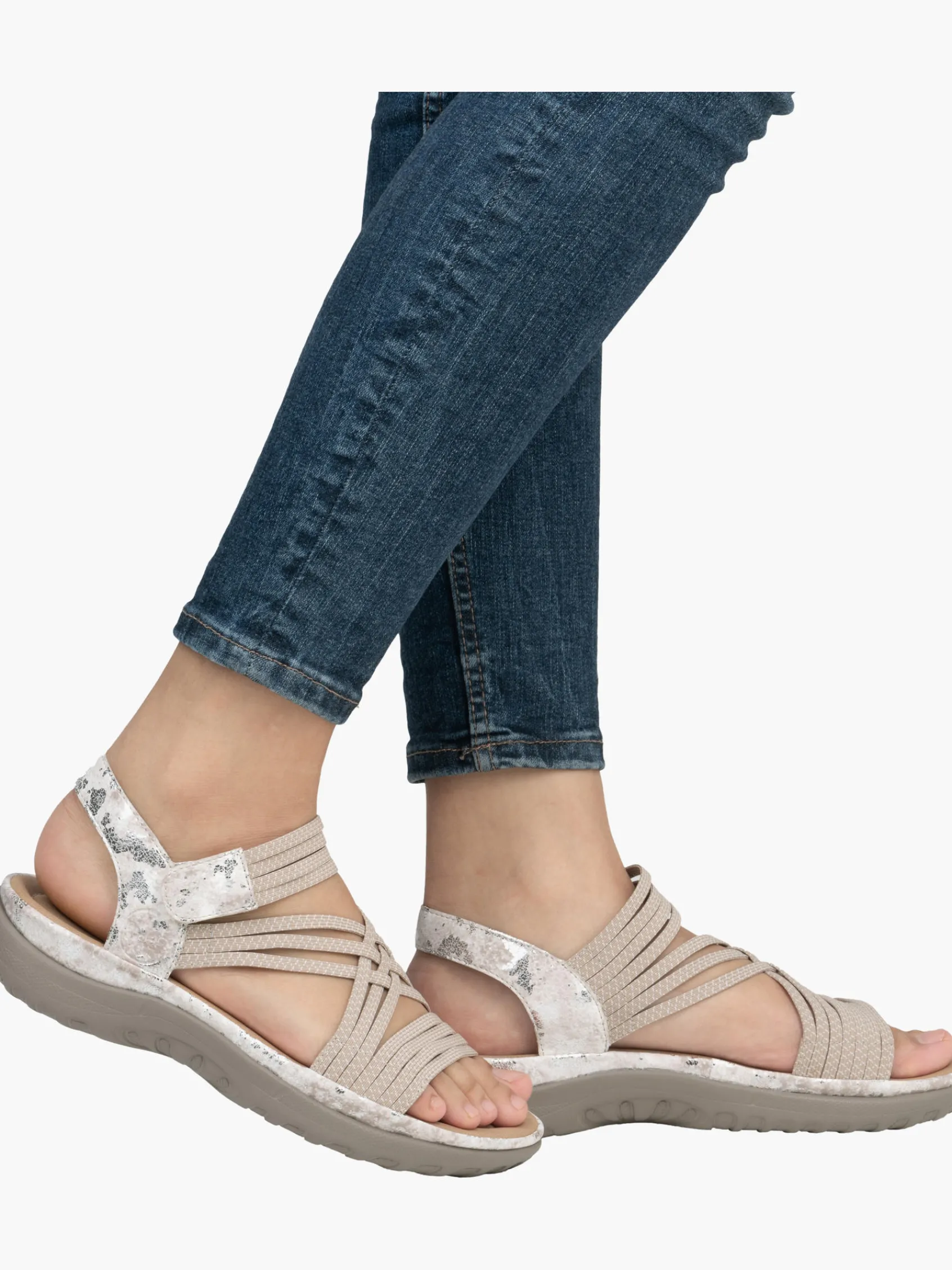Damen Rieker Damen Riemchensandalen