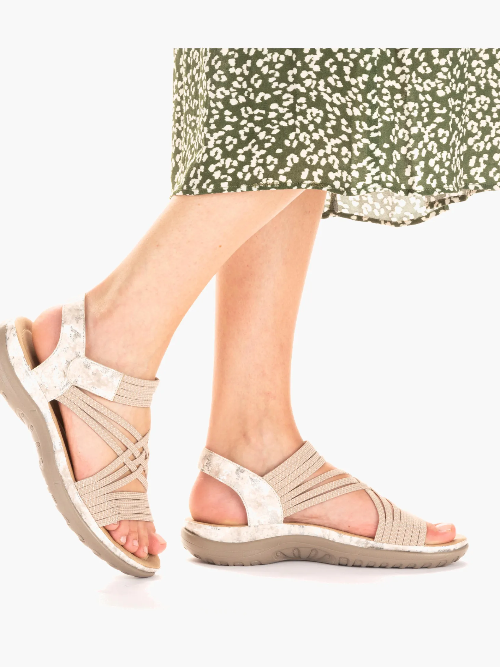 Damen Rieker Damen Riemchensandalen