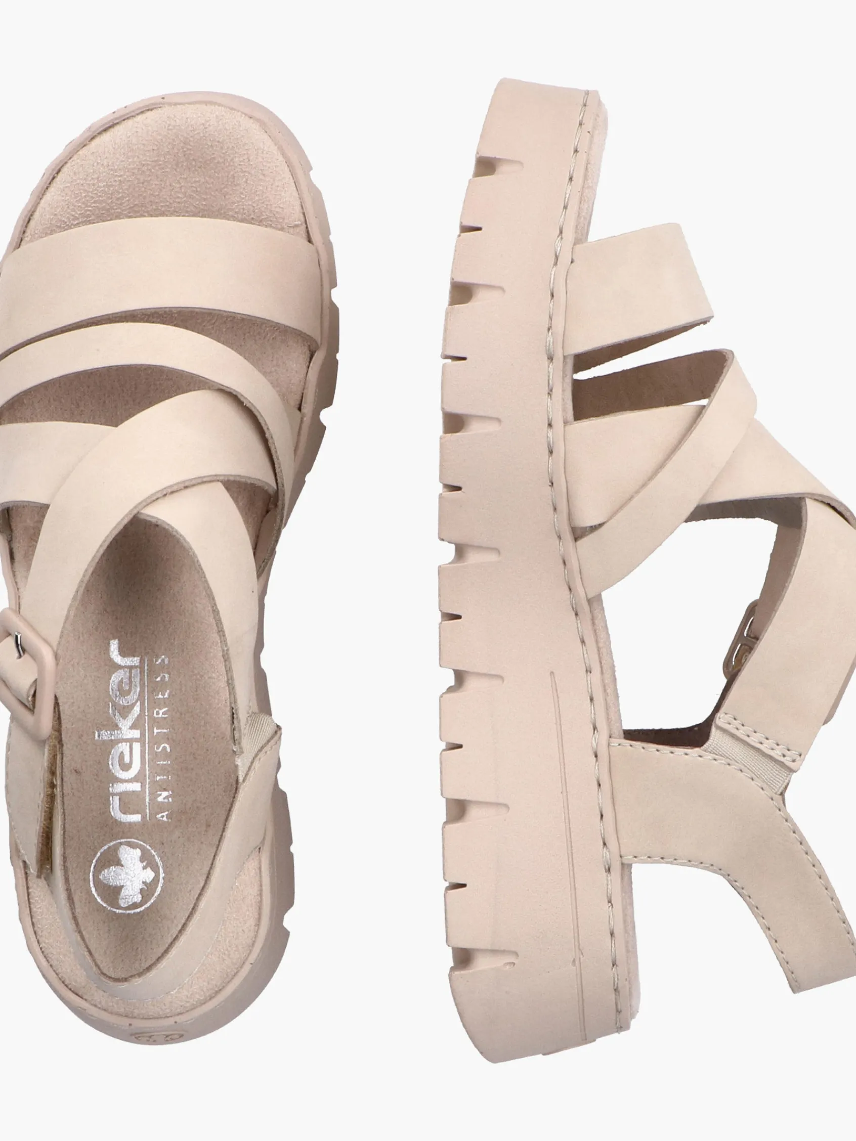 Damen Rieker Damen Riemchensandalen