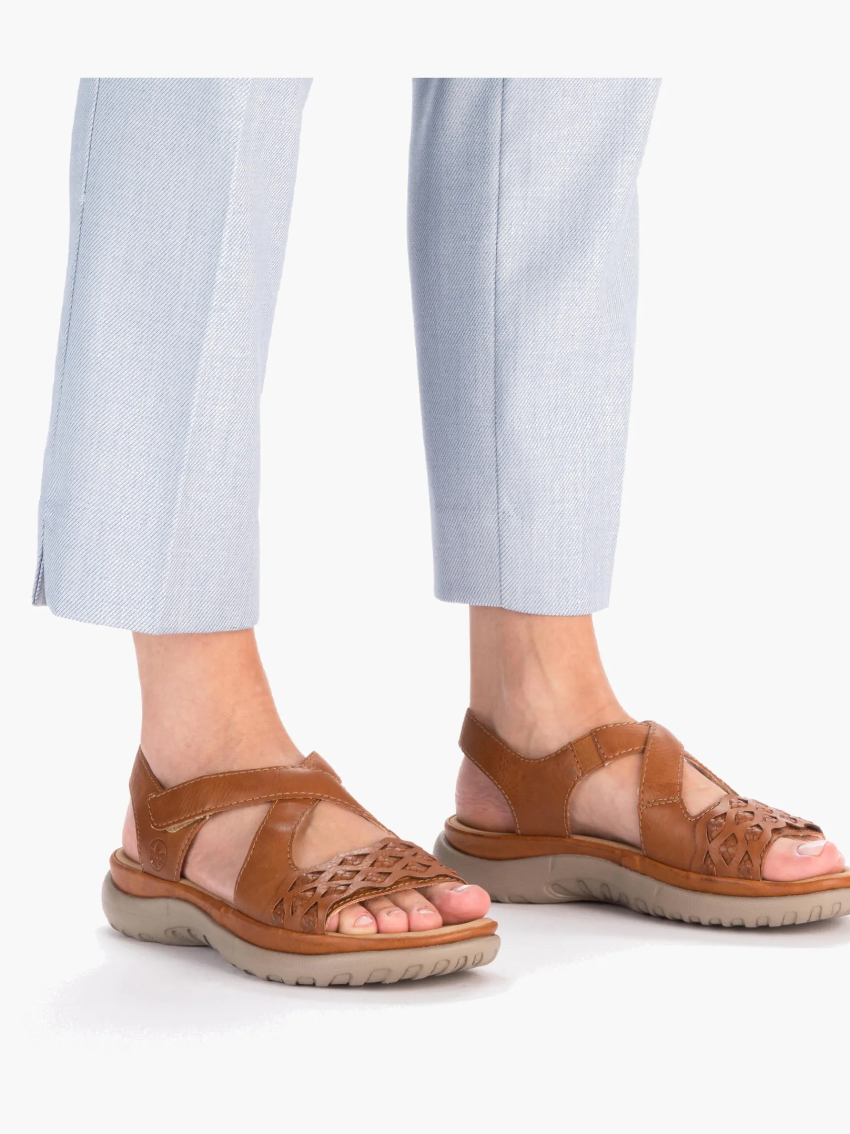 Damen Rieker Damen Riemchensandalen