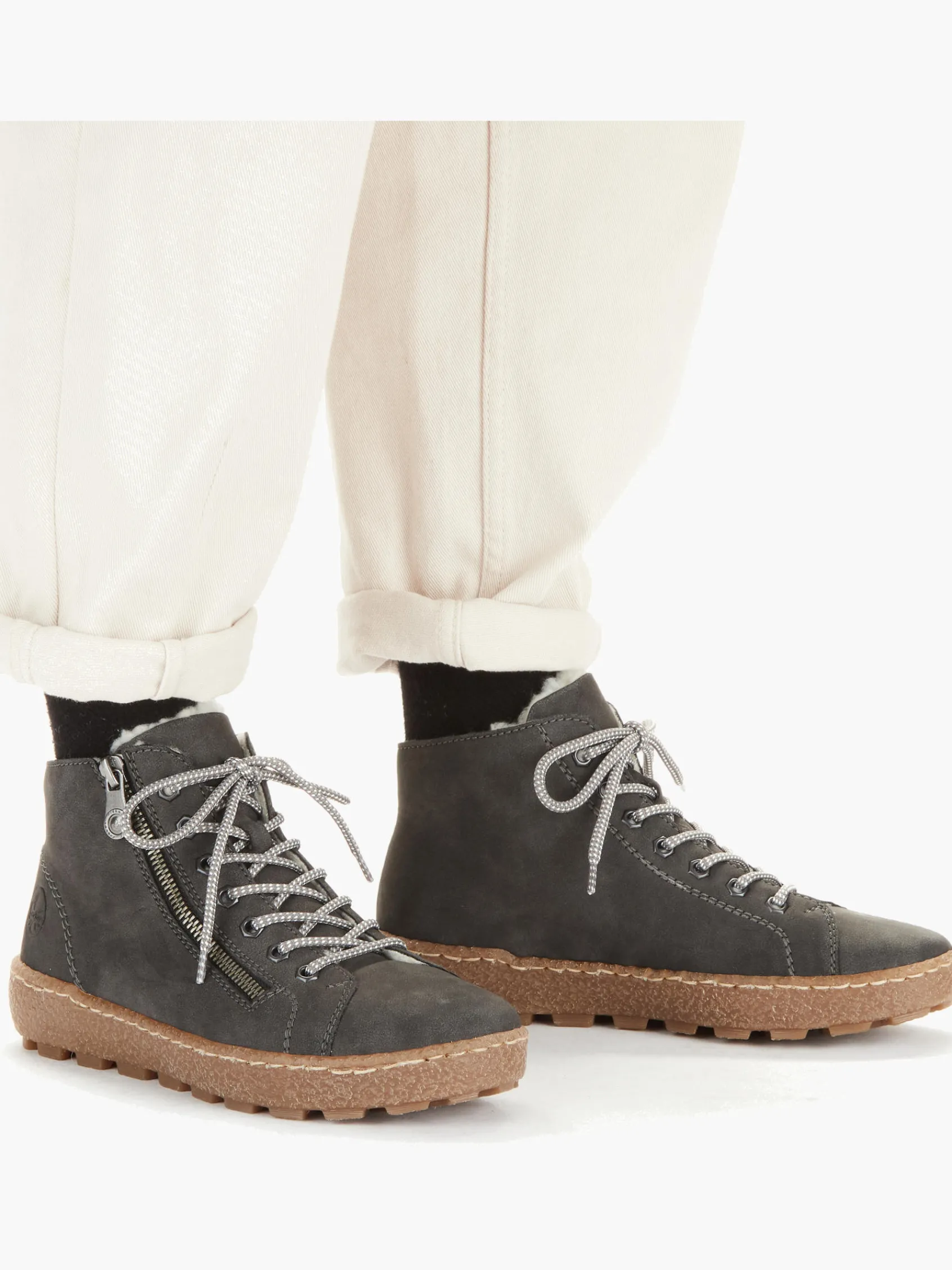 Damen Rieker Damen Schnürschuhe