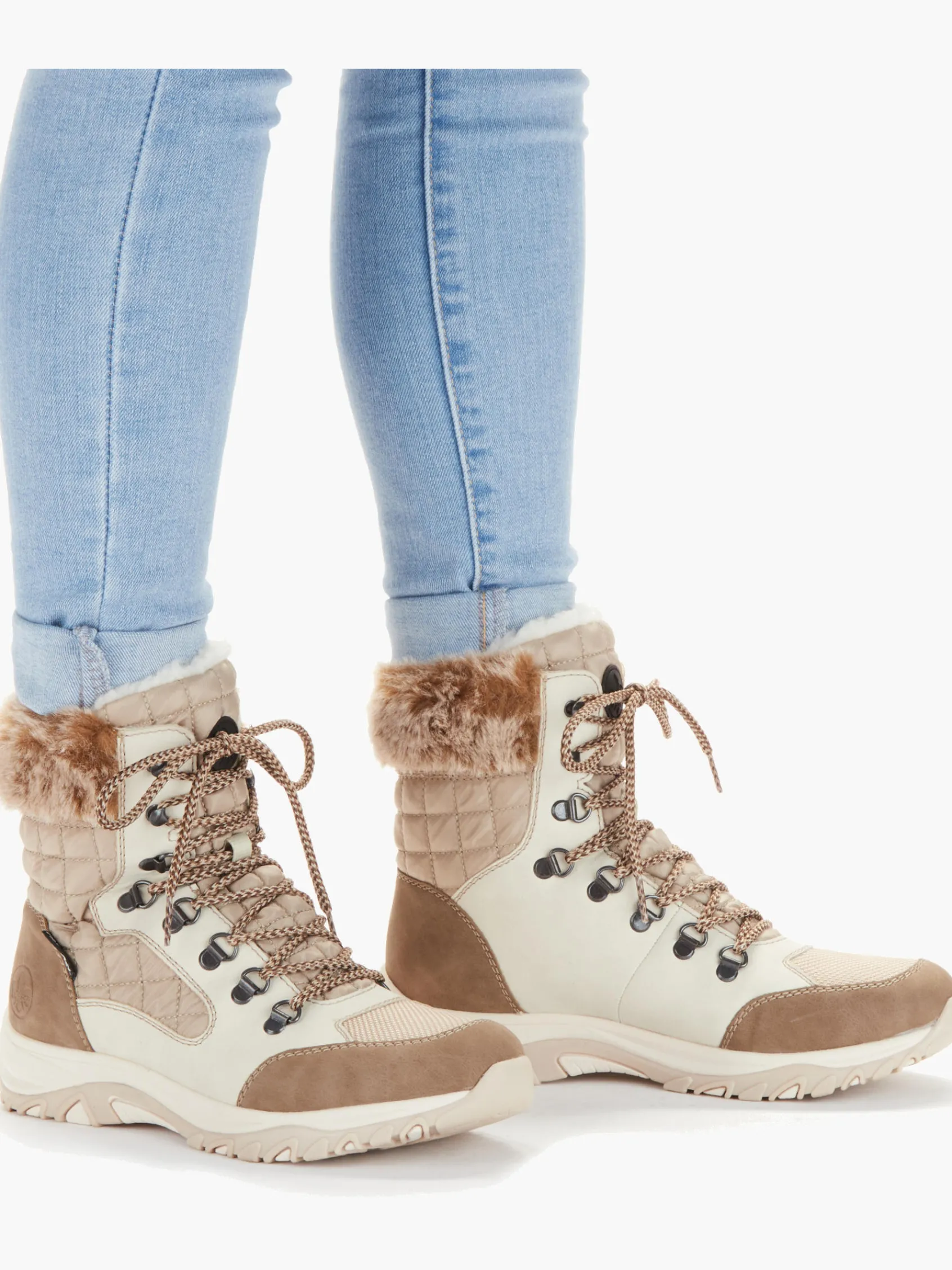 Damen Rieker Damen Schnürstiefel