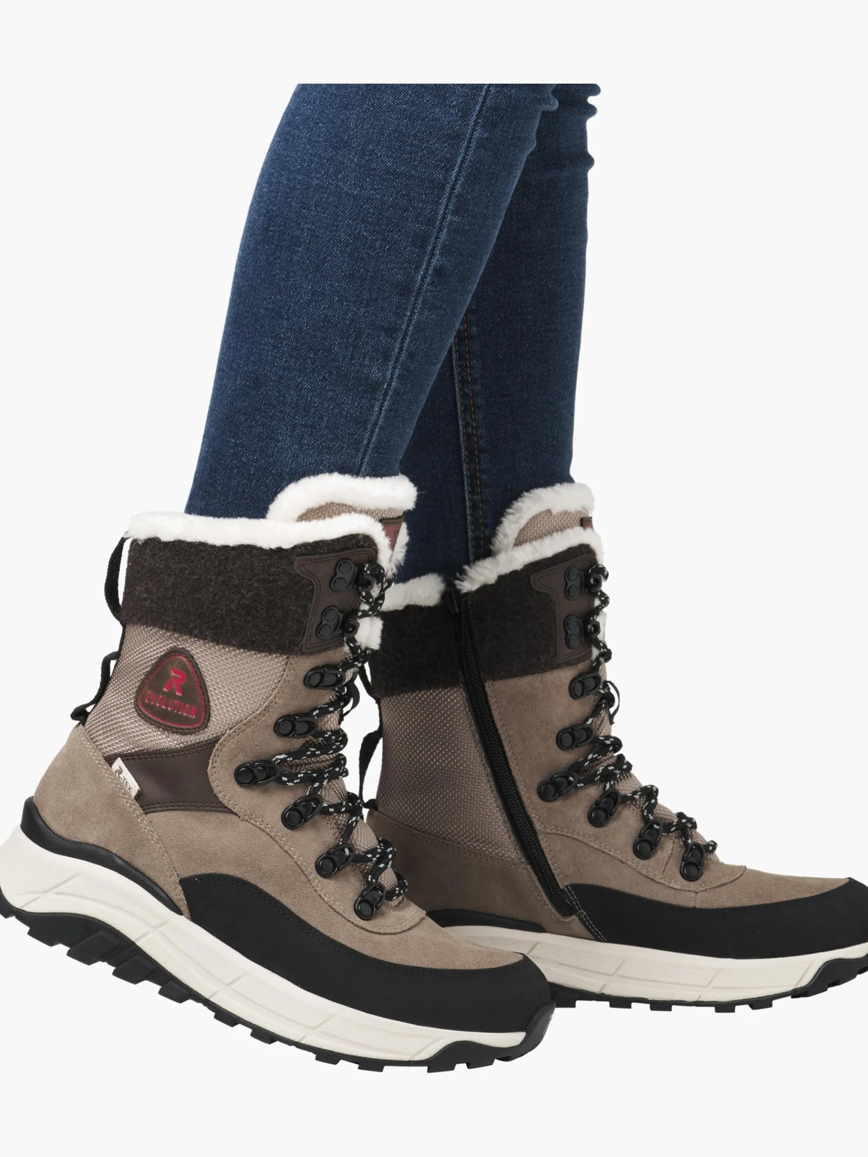 Damen Rieker Damen Schnürstiefel