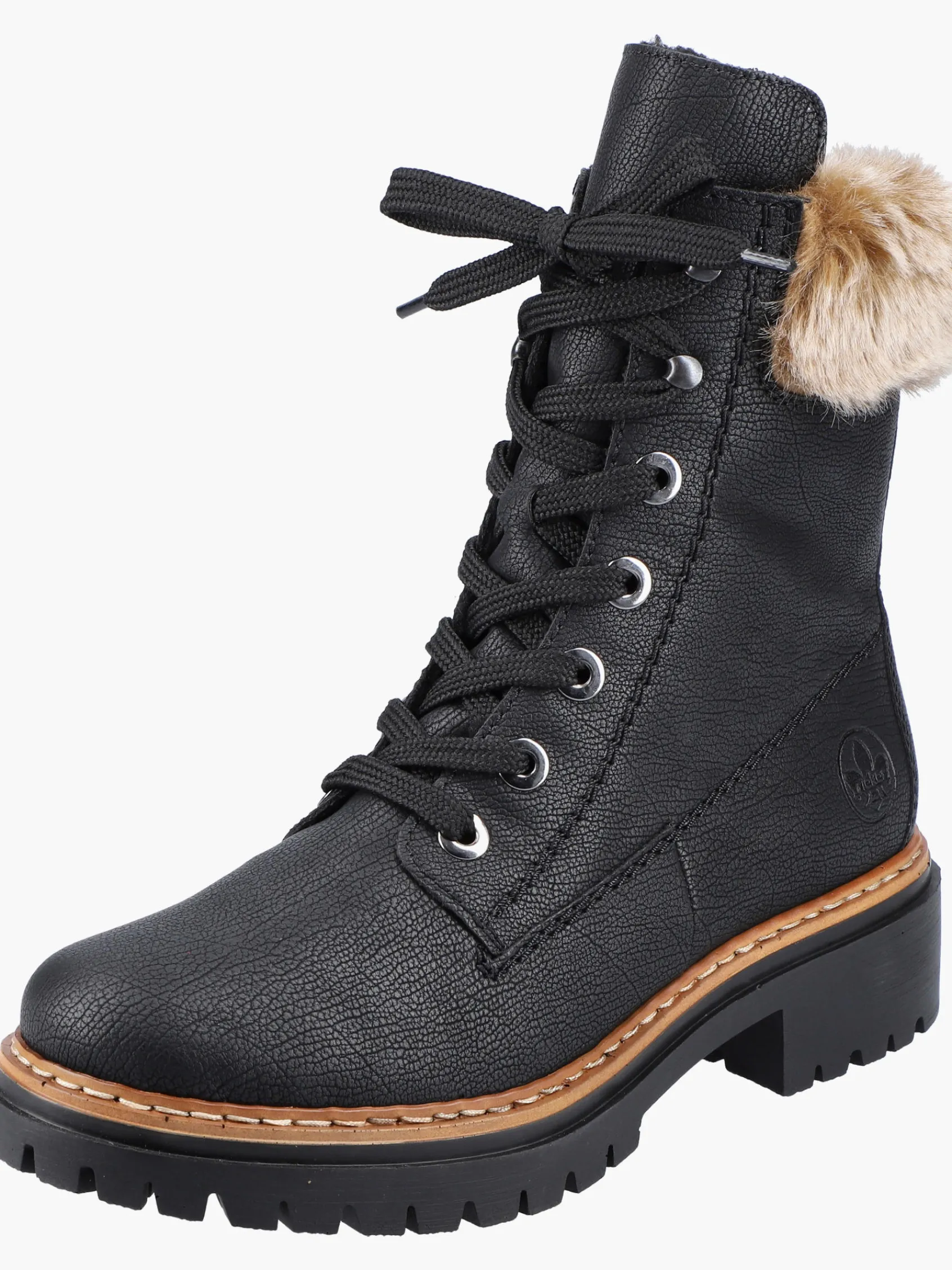 Damen Rieker Damen Schnürstiefel