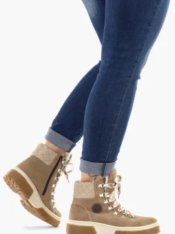 Damen Rieker Damen Schnürstiefel