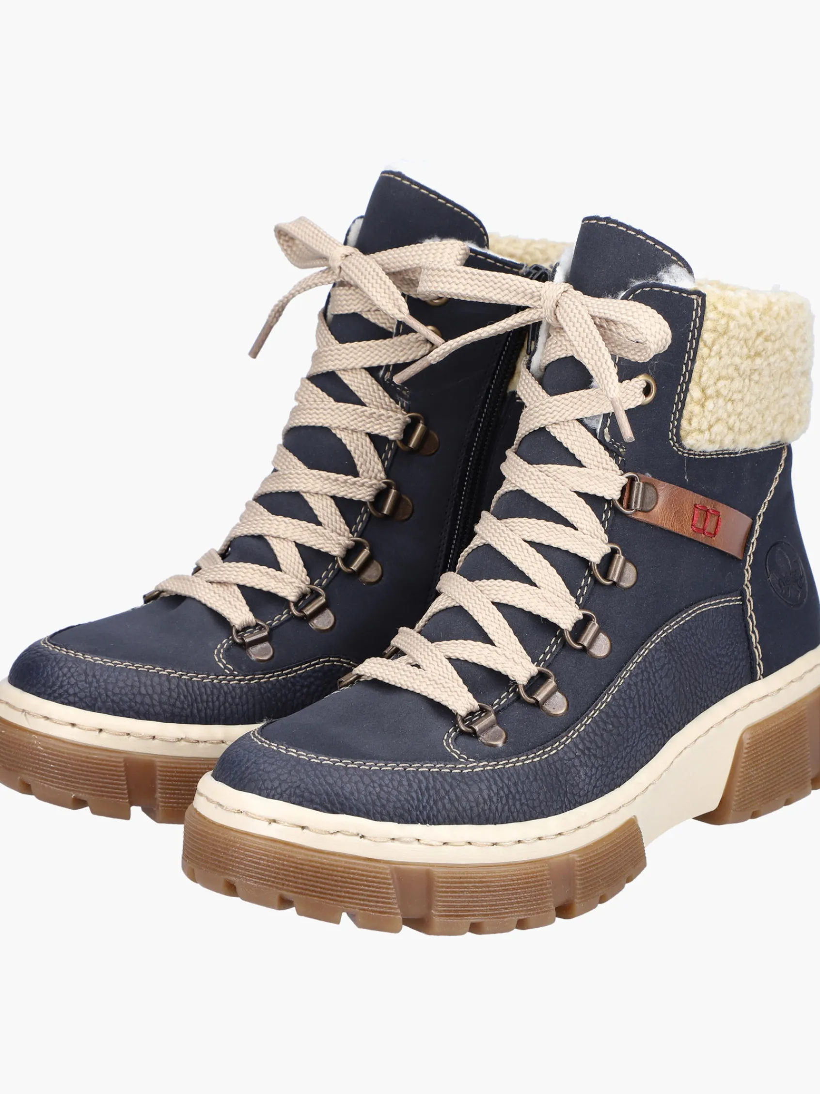 Damen Rieker Damen Schnürstiefel