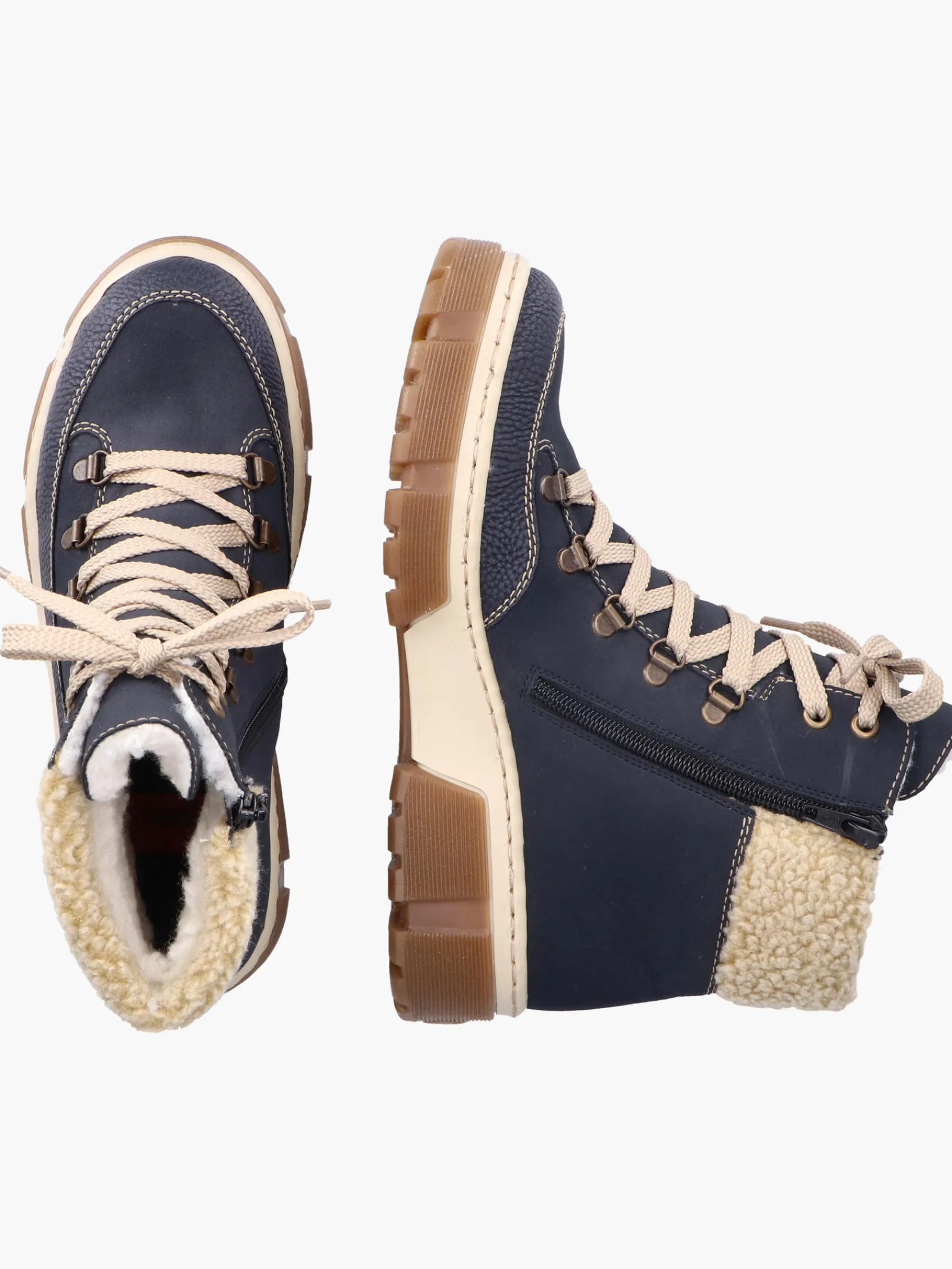 Damen Rieker Damen Schnürstiefel