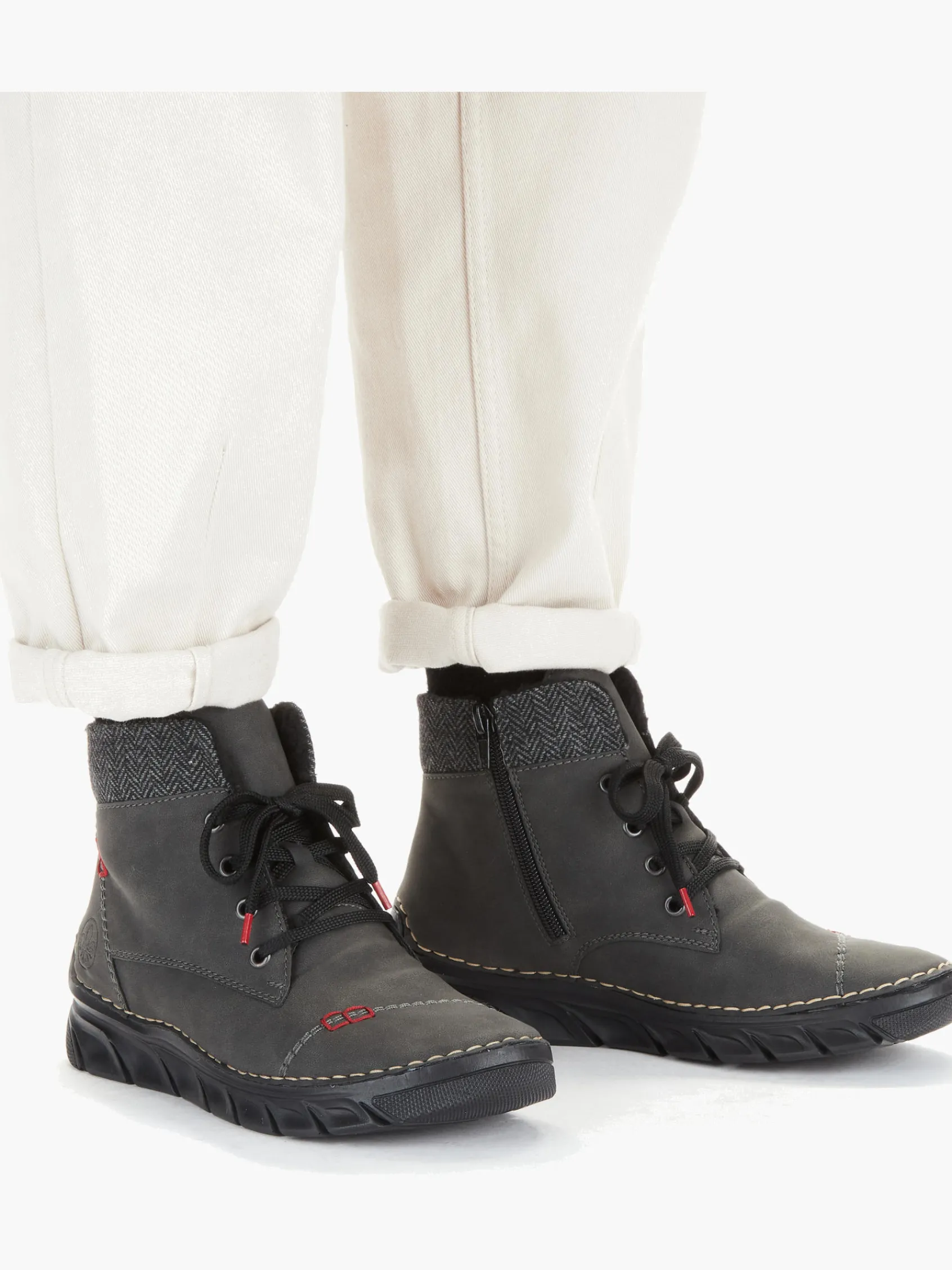 Damen Rieker Damen Schnürstiefel
