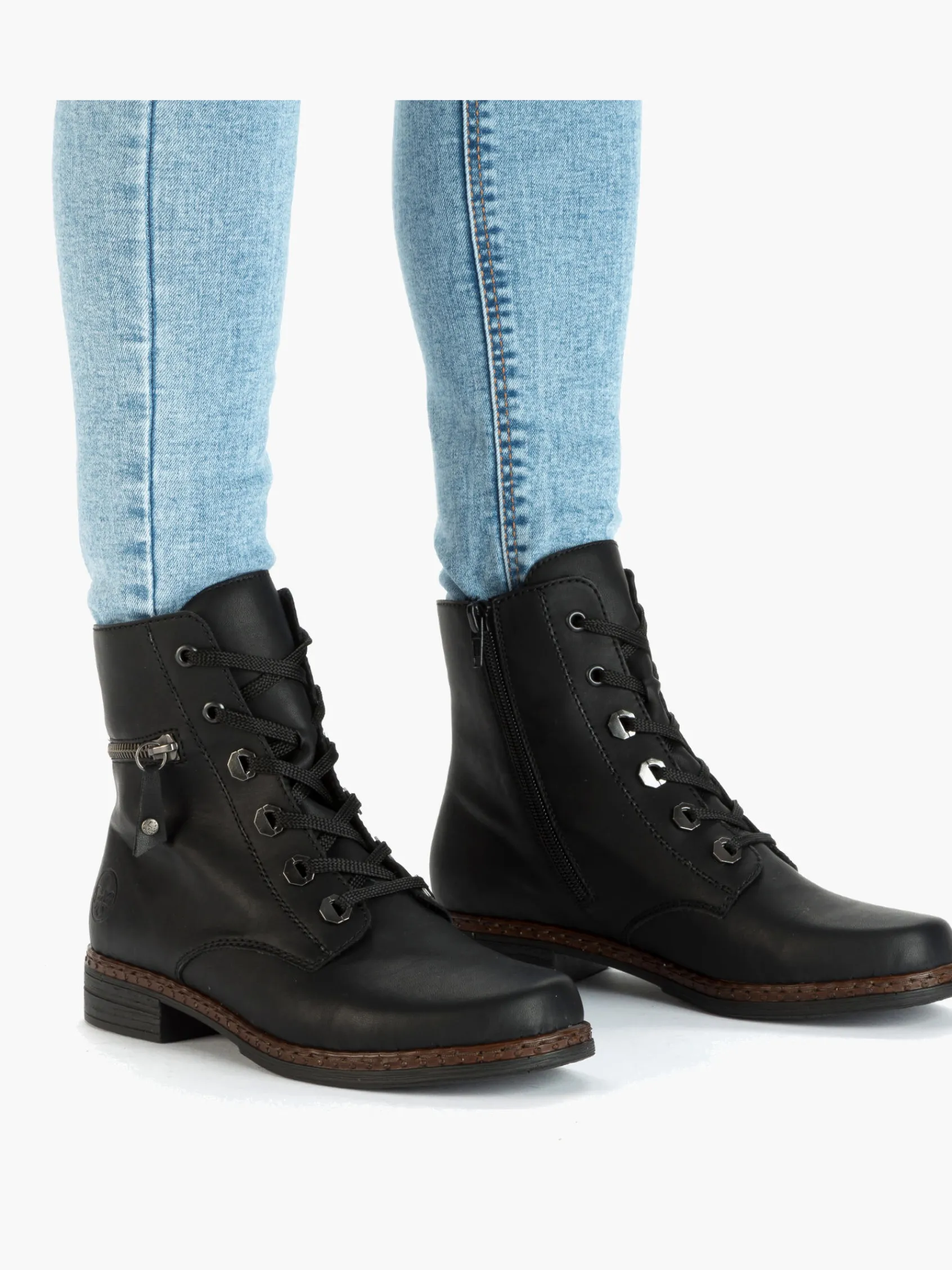 Damen Rieker Damen Schnürstiefel