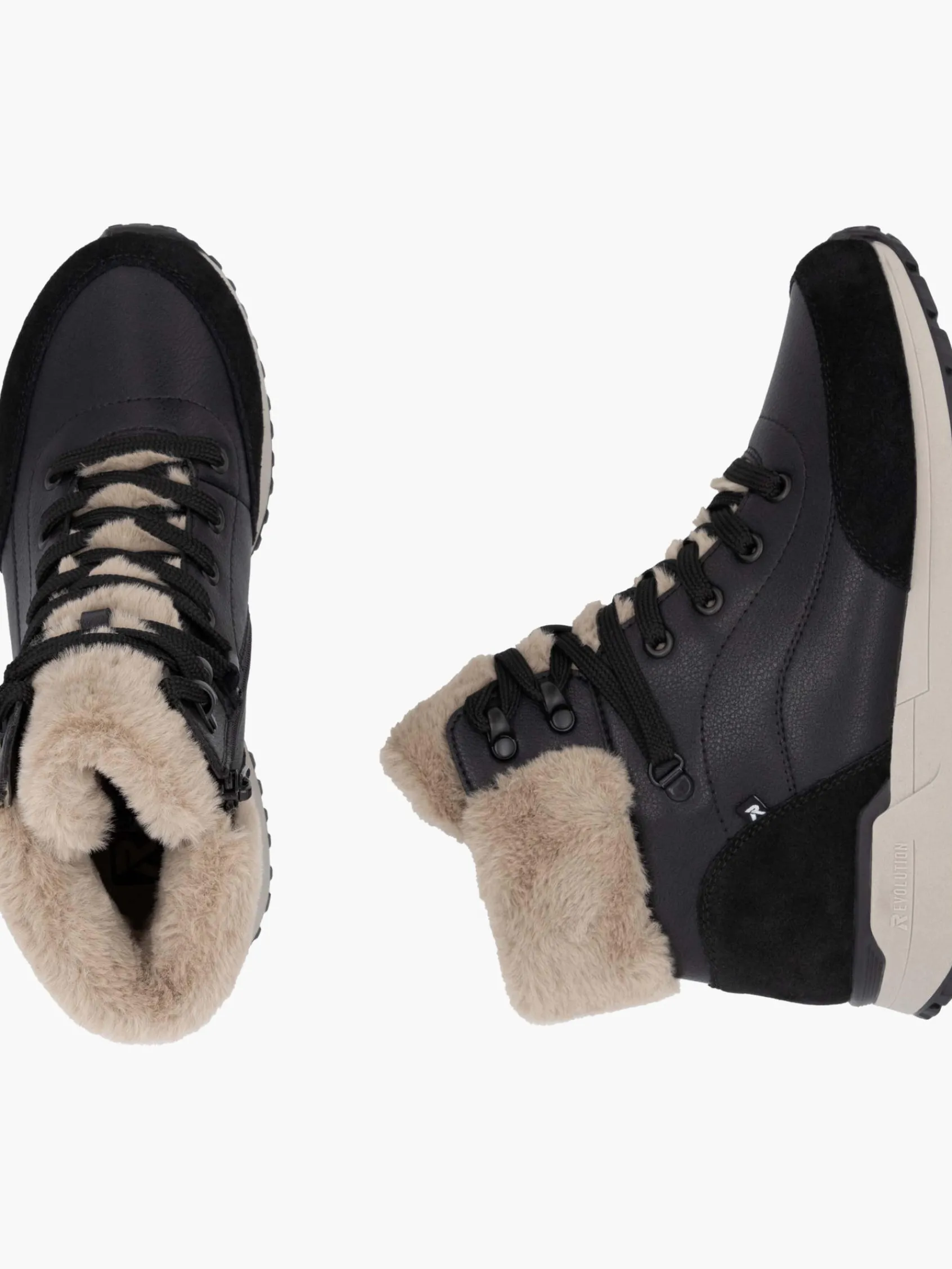 Damen Rieker Damen Schnürstiefel