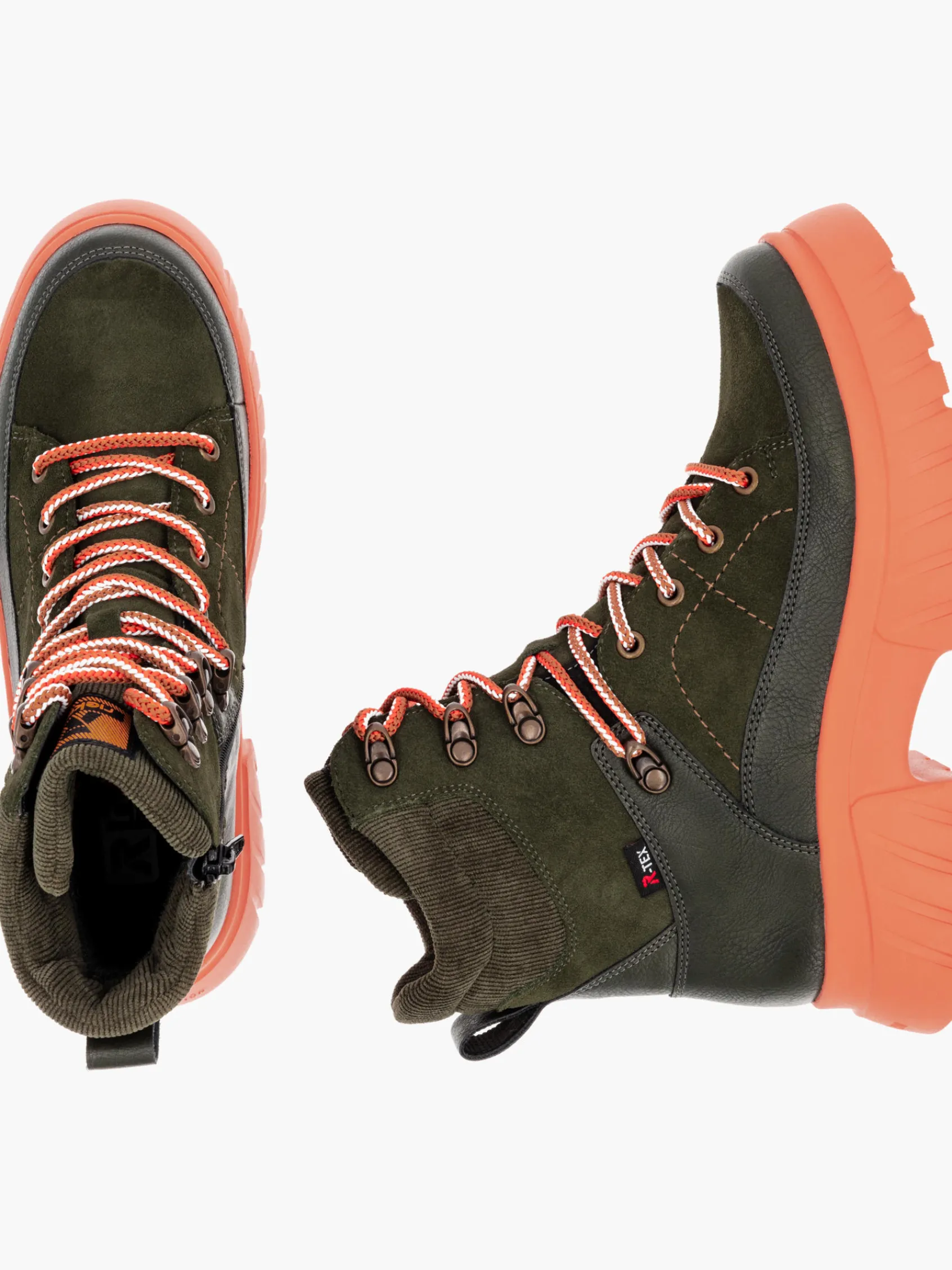 Damen Rieker Damen Schnürstiefel