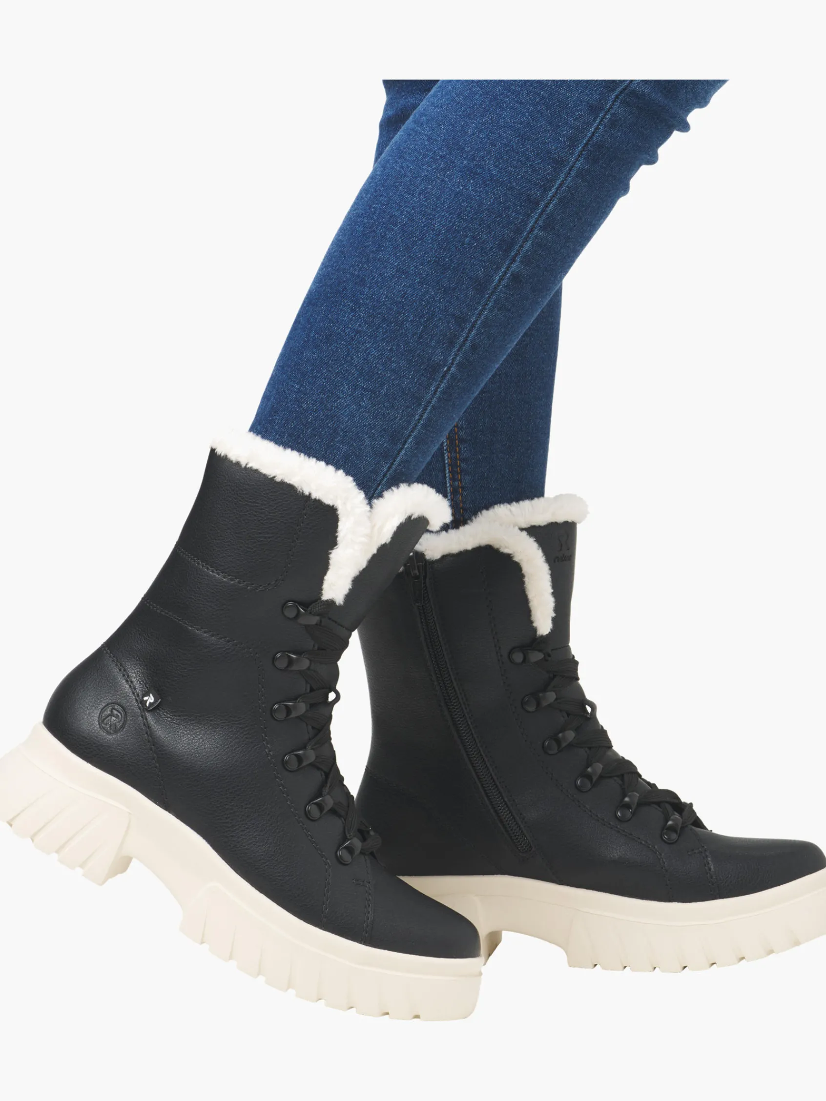 Damen Rieker Damen Schnürstiefel