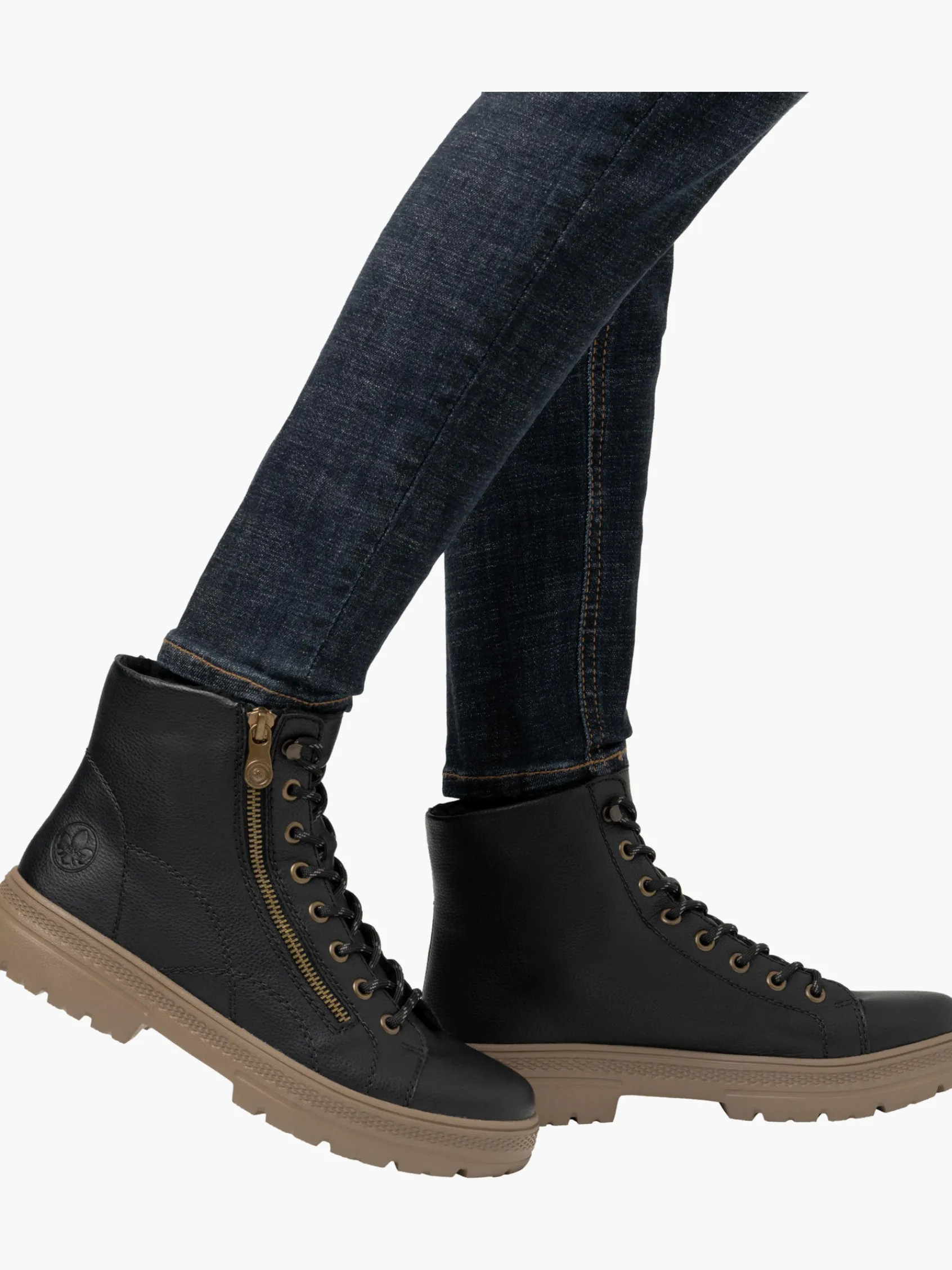 Damen Rieker Damen Schnürstiefel