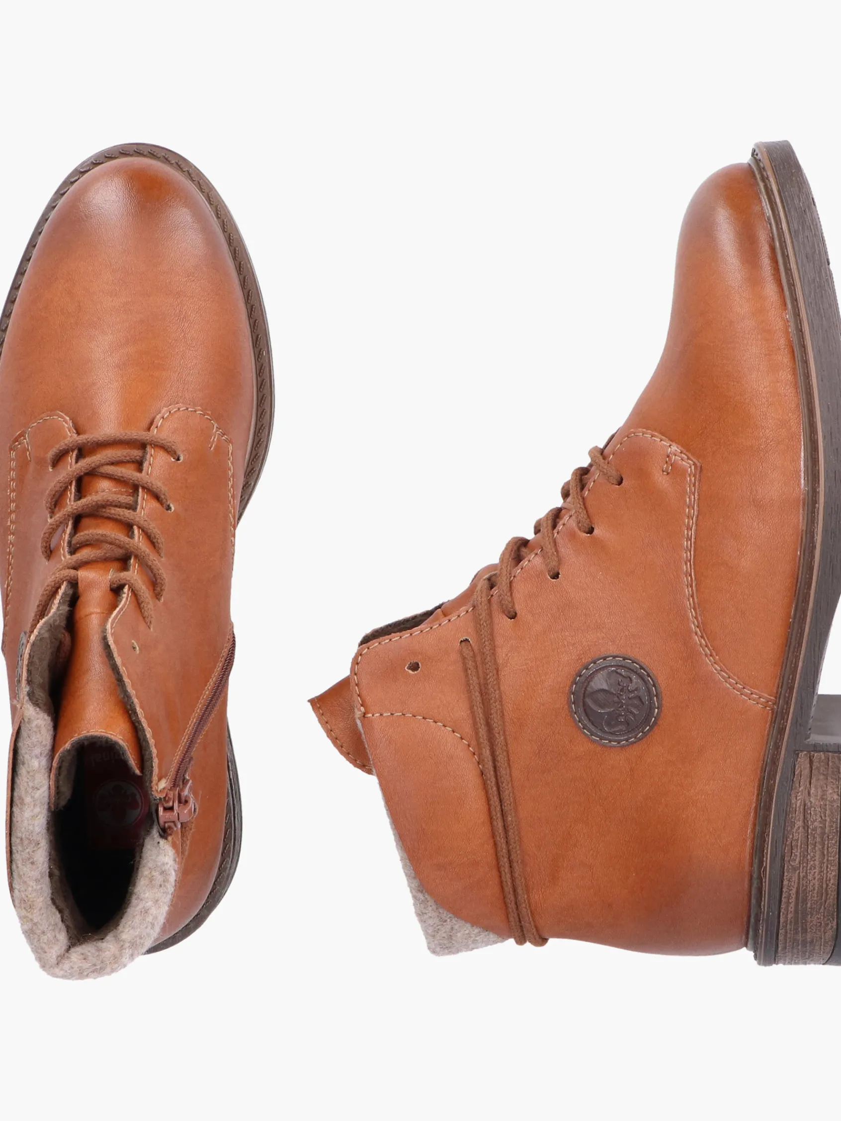 Damen Rieker Damen Schnürstiefel