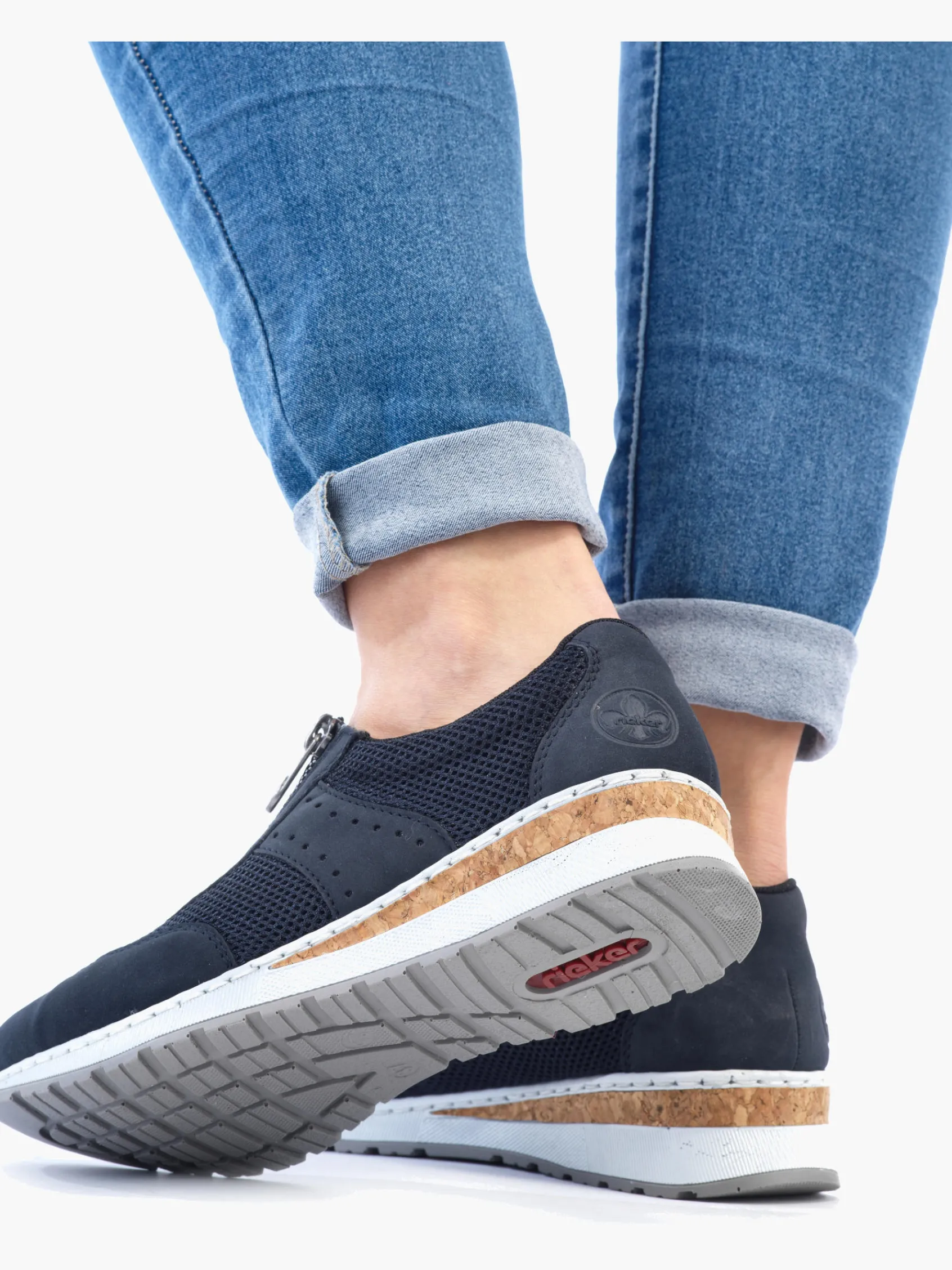 Damen Rieker Damen Slipper