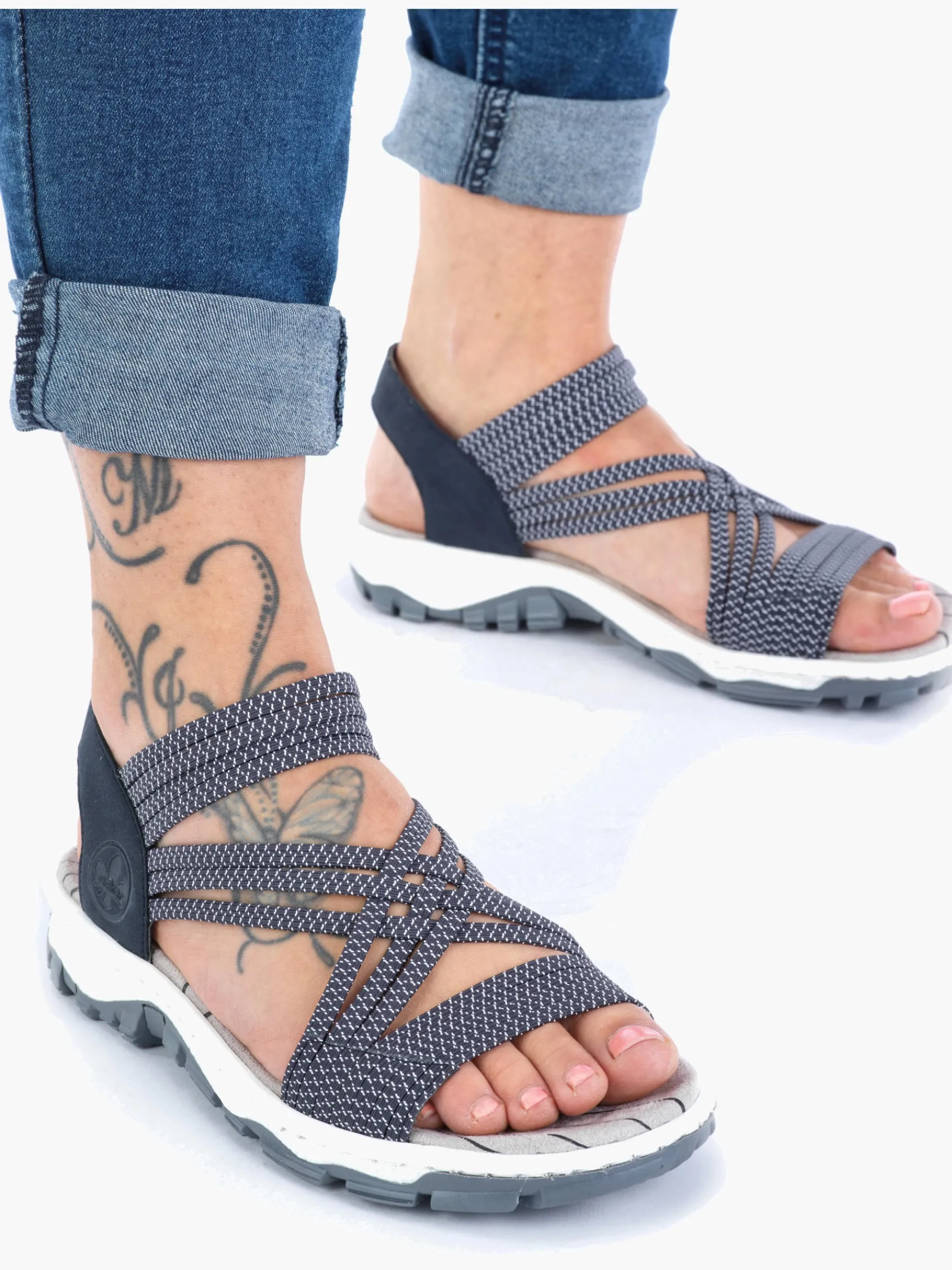 Damen Rieker Damen Trekkingsandalen