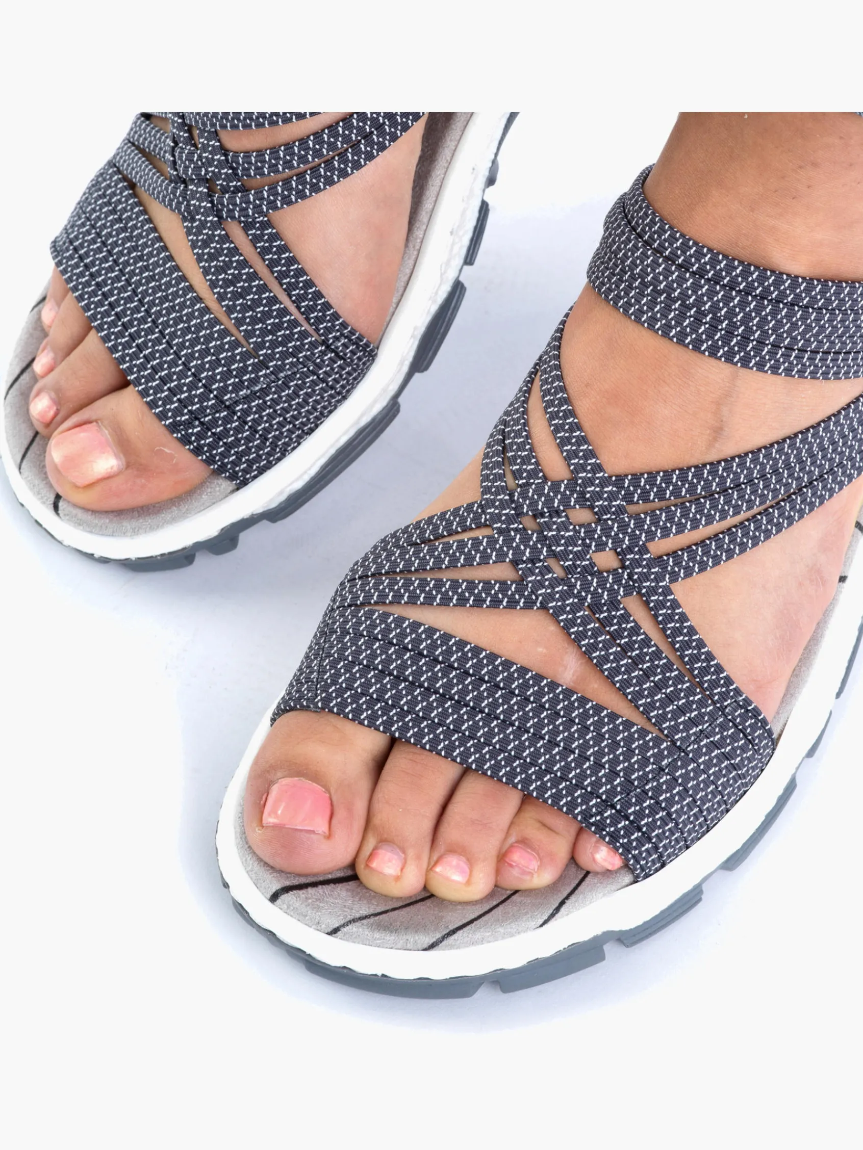 Damen Rieker Damen Trekkingsandalen