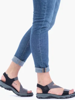 Damen Rieker Damen Trekkingsandalen