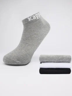 Damen Kappa 3er Pack Sneakersocken