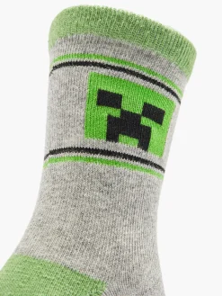 Kinder Minecraft 3er Pack Socken