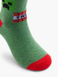 Kinder Minecraft 3er Pack Socken