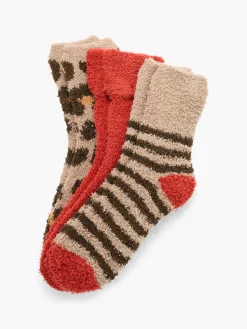 Damen Cosy Nature 3er Pack Socken