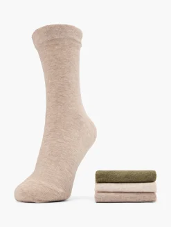 Damen Cosy Nature 3er Pack Socken