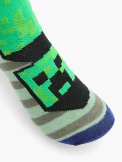 Kinder Minecraft 3er Pack Socken