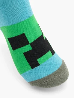 Kinder Minecraft 3er Pack Socken