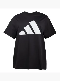 Damen adidas Essentials Big Logo Cotton T-Shirt – Große Größen