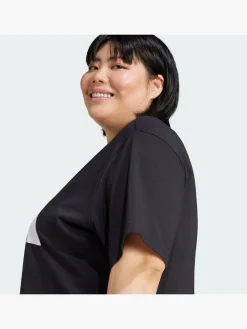 Damen adidas Essentials Big Logo Cotton T-Shirt – Große Größen