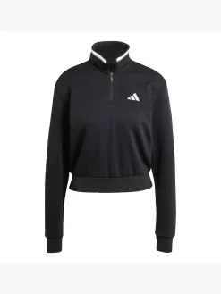 Damen adidas Essentials Color Pop French Terry Crop Quarter-Zip Originals Jacke