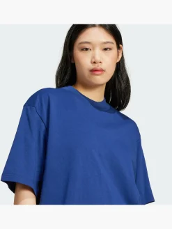 Damen adidas Essentials Contemporary Logo Boyfriend T-Shirt