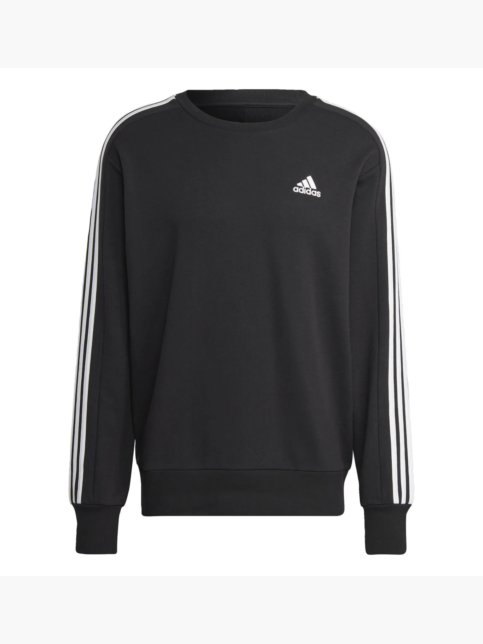 Herren adidas Essentials French Terry 3-Streifen Sweatshirt