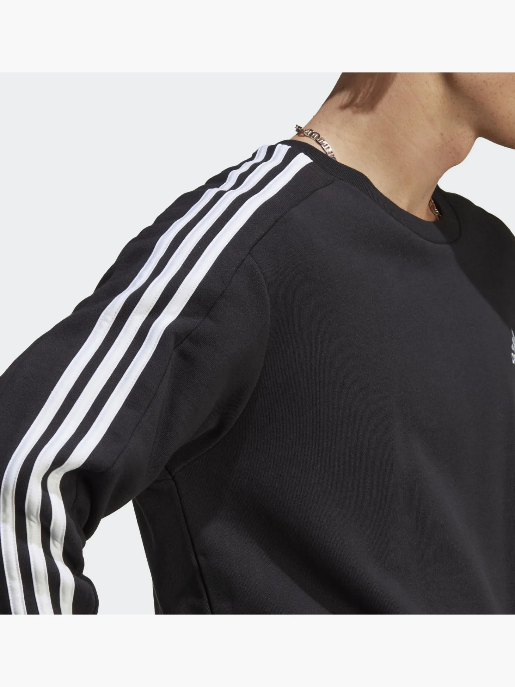 Herren adidas Essentials French Terry 3-Streifen Sweatshirt