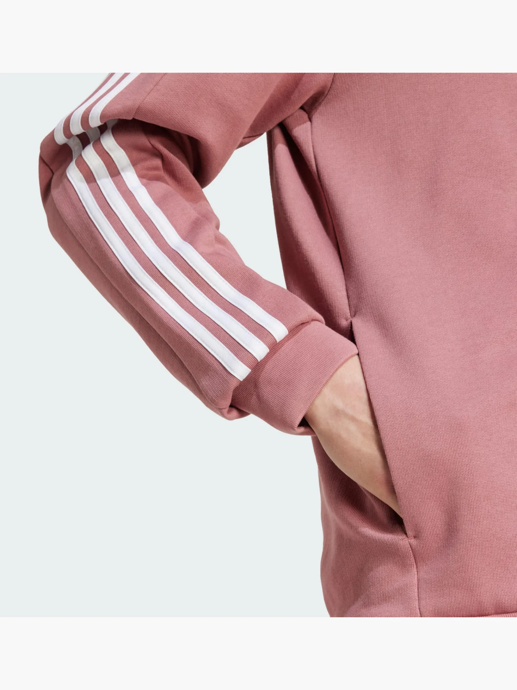 Herren adidas Essentials French Terry 3-Streifen Kapuzenjacke