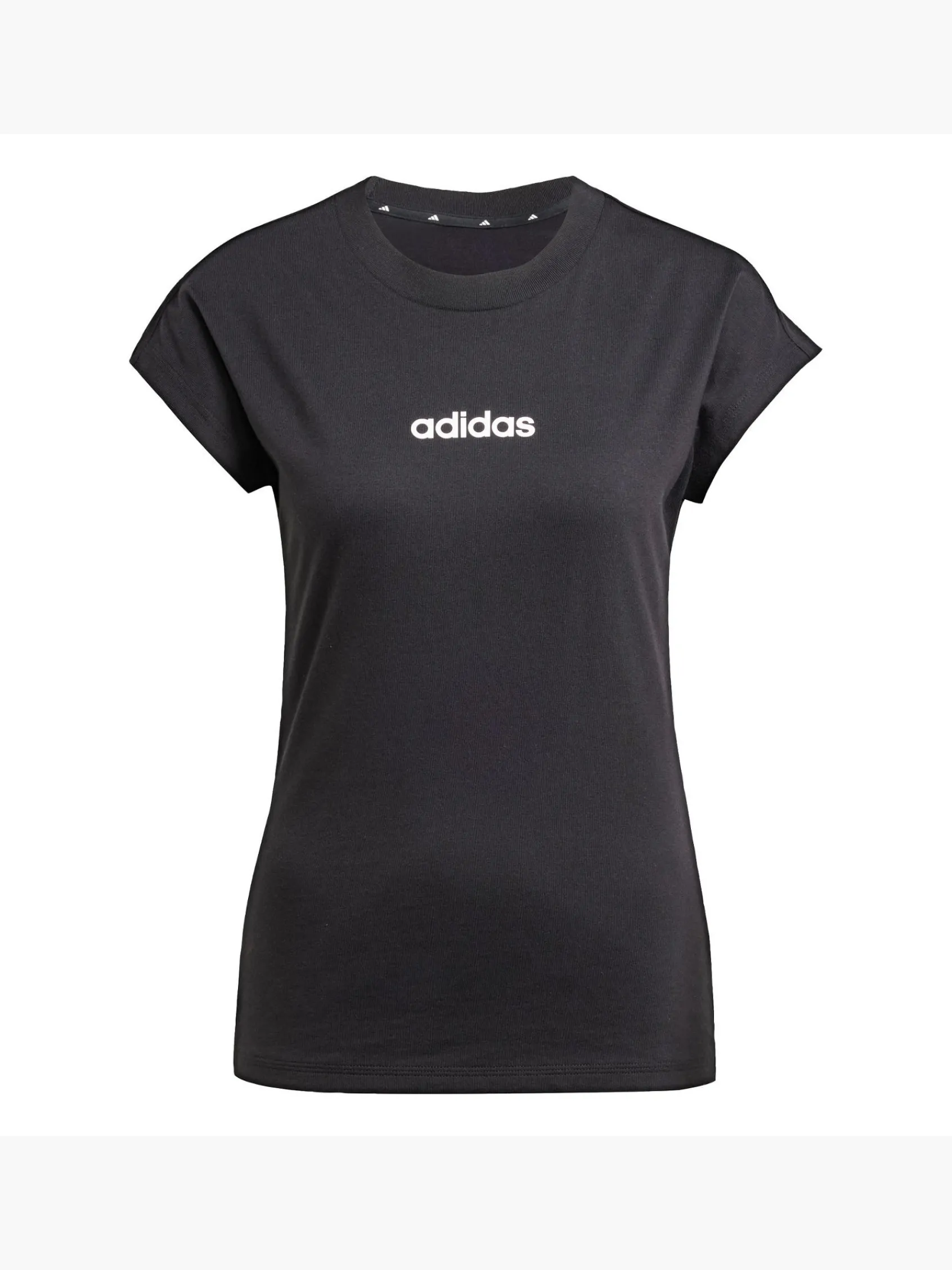 Damen adidas Essentials Linear Cotton T-Shirt